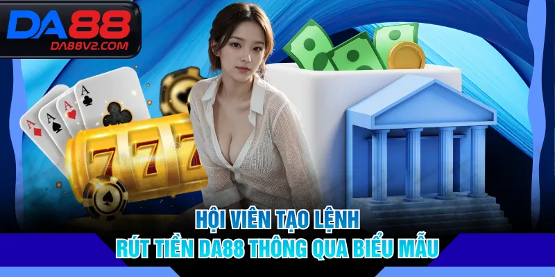 Hội viên tạo lệnh rút tiền DA88 thông qua biểu mẫu